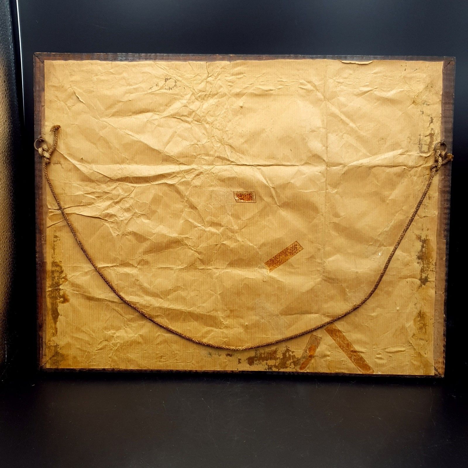 photo vintage Wwi Photo 8th Battalion Soldiers Possibly Post Office Rifles Framed Antique 1915