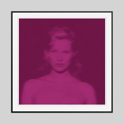 Batik 'Cerise Kate' Signed Limited Edition Print Framed In Black photo furniture