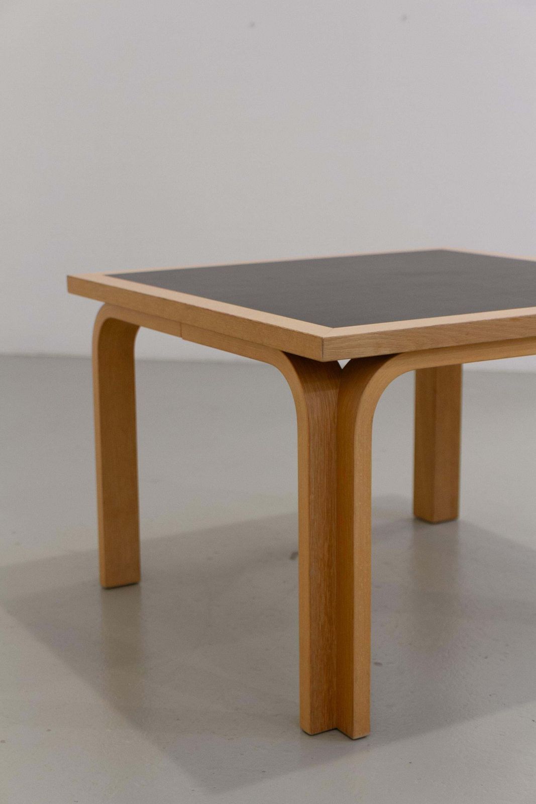 Danish Oak And Black Botium Lounge Table By Magnus Olesen, 1970s. photo vintage