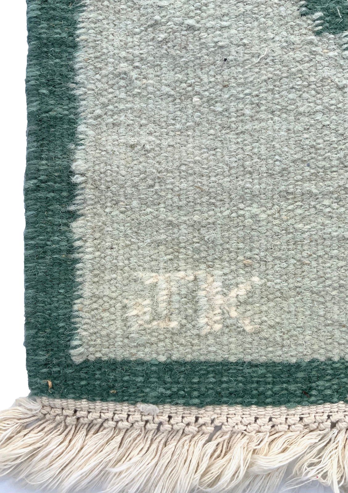 Vintage Swedish Wool Rug Flat Weave Kilim Rölakan By Karin Jonsson 150x80cm photo for sale