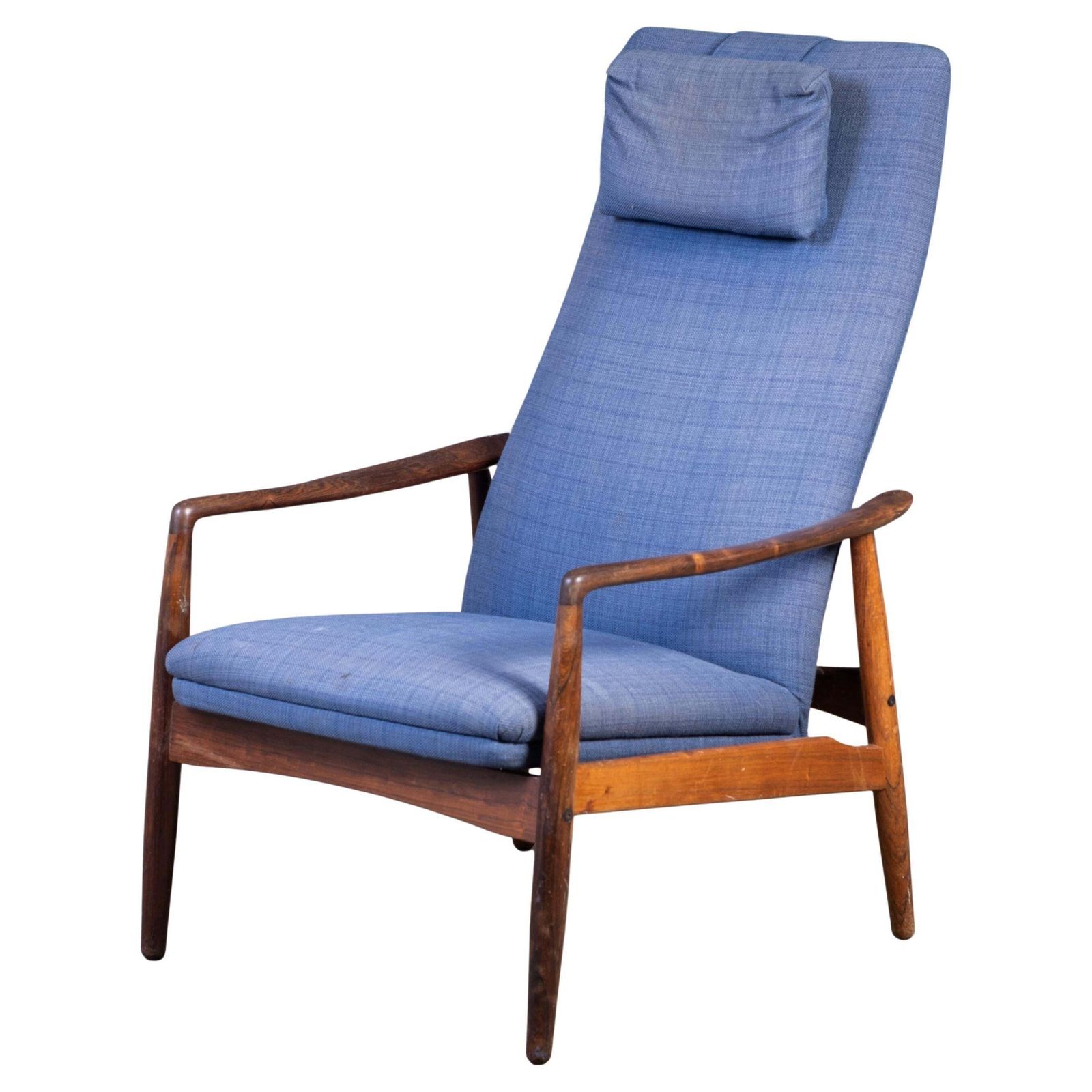 Verstelbare Lounge Chair In Palissander Van Søren Ladefoged, Deens Design, Ca. Jaren 1960