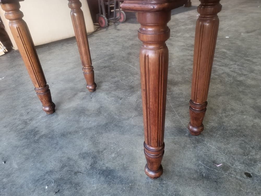 Antique Serpentine Extending Dining Occasional Hall Desk Table photo for sale