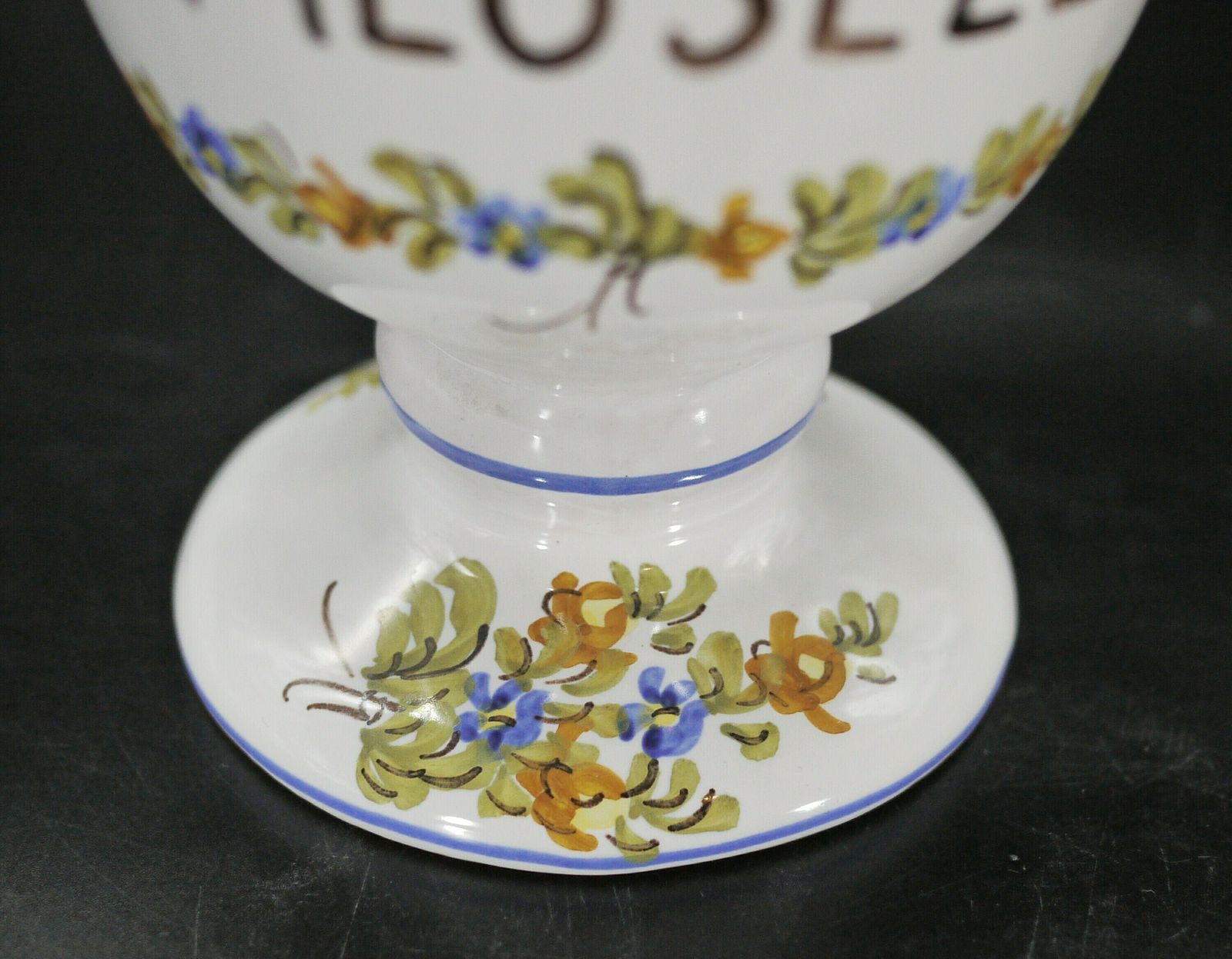 Vintage French Ceramic Large Apothecary Or Pharmacy Jar photo vintage