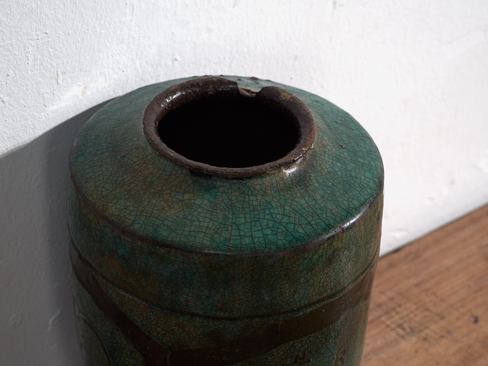 Antique Vase With Calligraphic And Vegetal Motifs (C.1820) #23 photo for sale