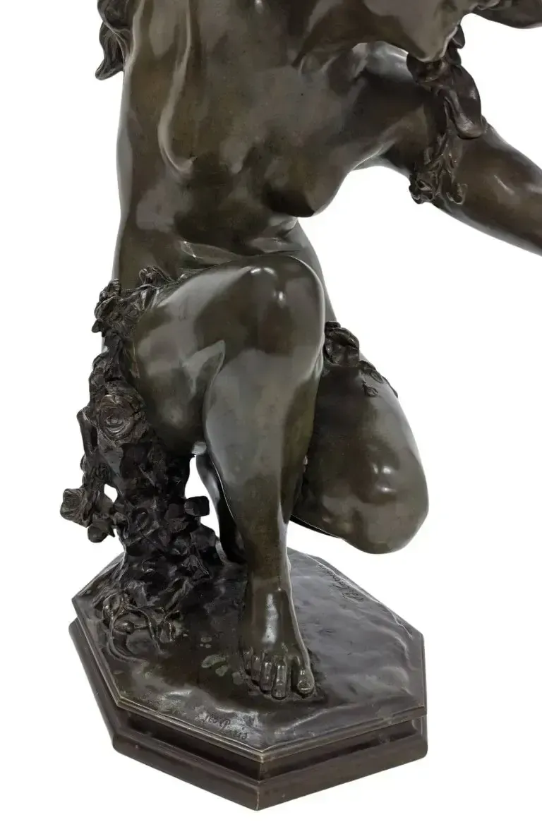 12027.0 Bronze Sculpture By Jean Baptiste Carpeaux (1827–1875), Flora, Circa 1873 photo