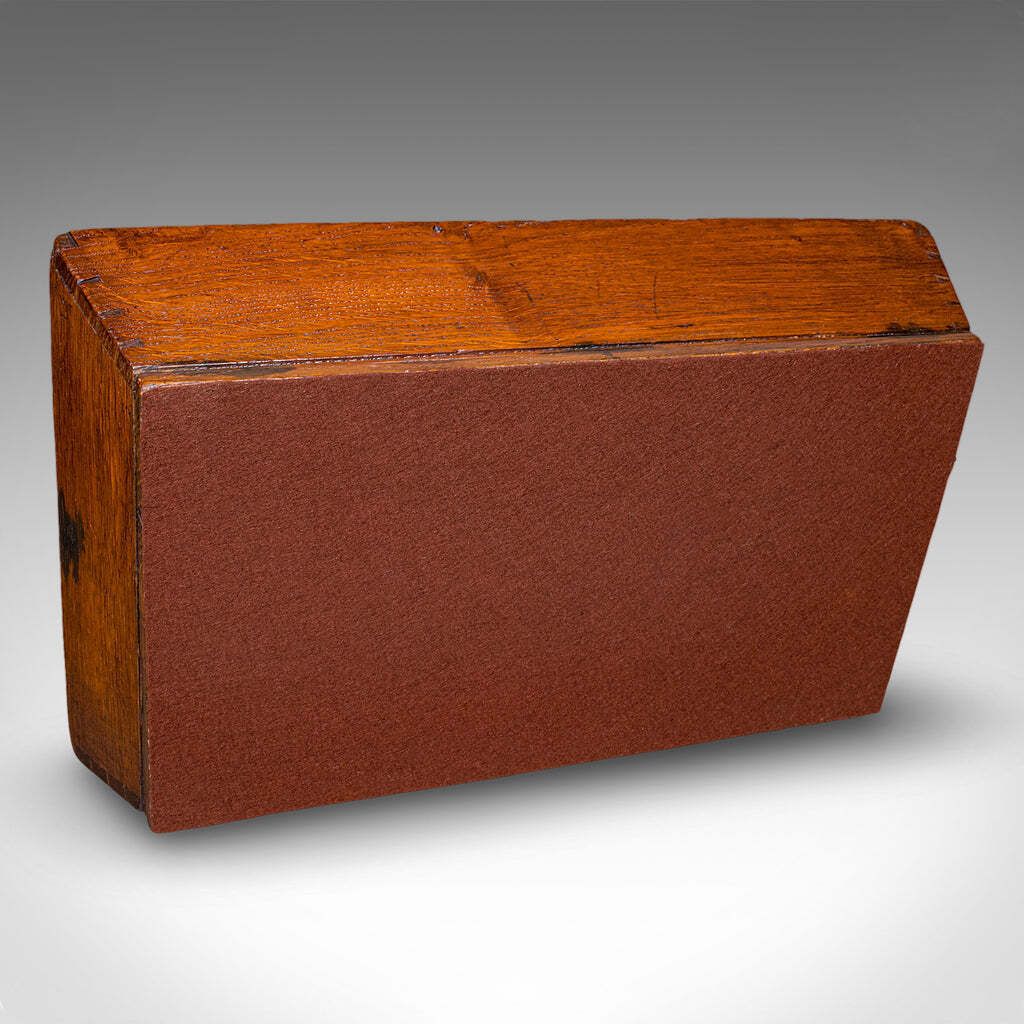 photo for sale Antique Housekeeper’s Carry, English Oak, Cutlery Tray, Trug, Work Box, Georgian