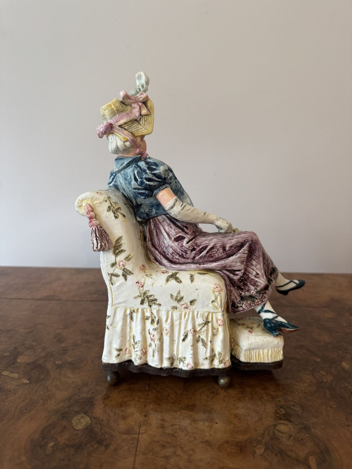 1485.0 Unusual Fine Quality Pair Of Antique Musical Figures photo