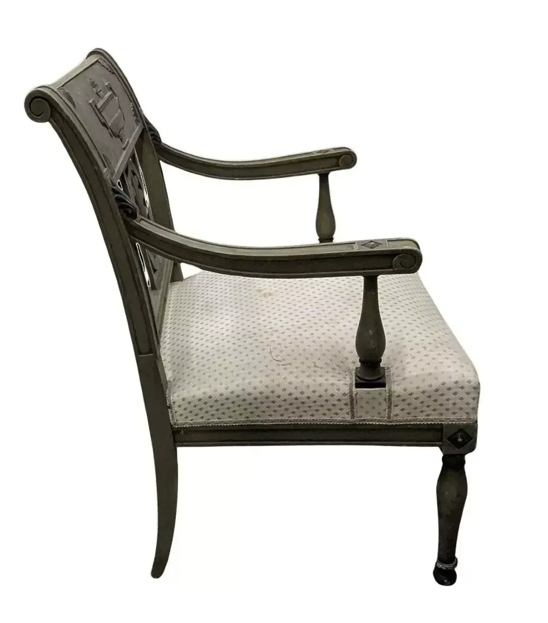 Pair Of Lacquered Armchairs In The Directoire Style photo Furniture