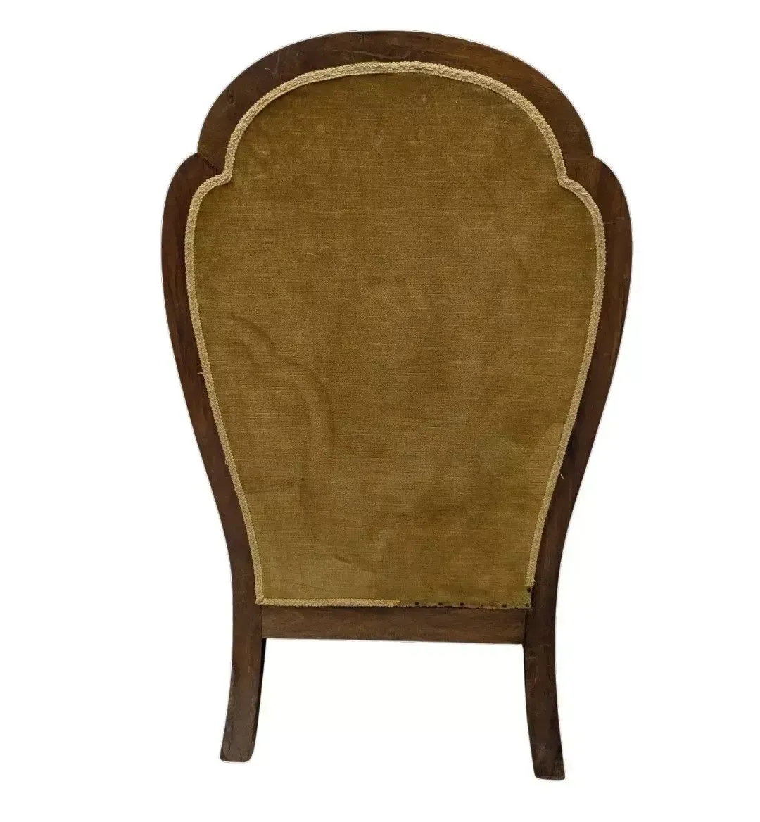 Set Of 4 Louis XV Style Armchairs Upholstered In Mustard Velvet photo 1039.0