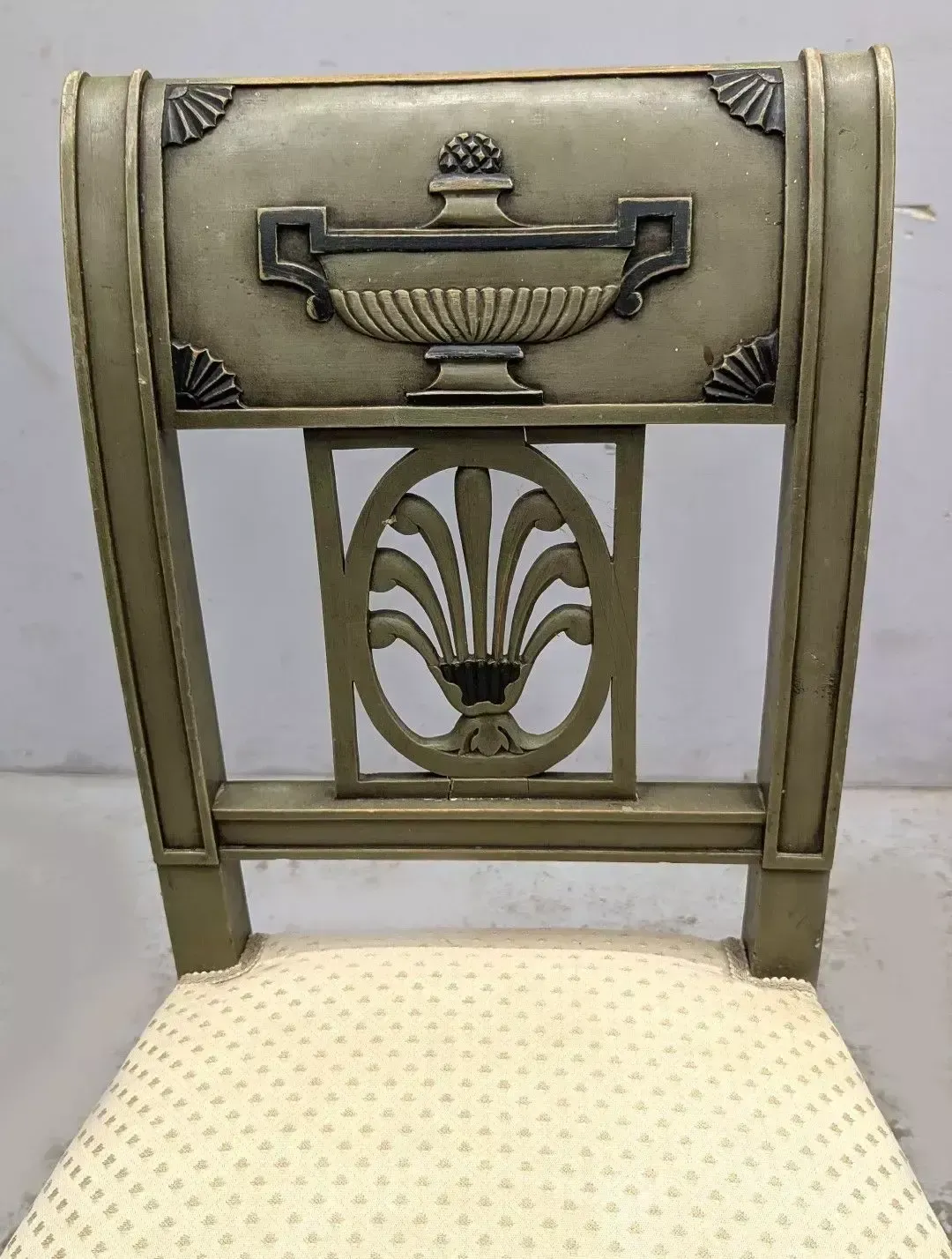 Set Of 6 Lacquered Chairs In The Directoire Style photo vinterior
