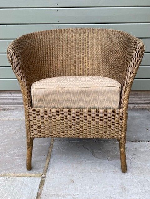 Lloyd Loom Lusty Chair With Original Sprung Seat