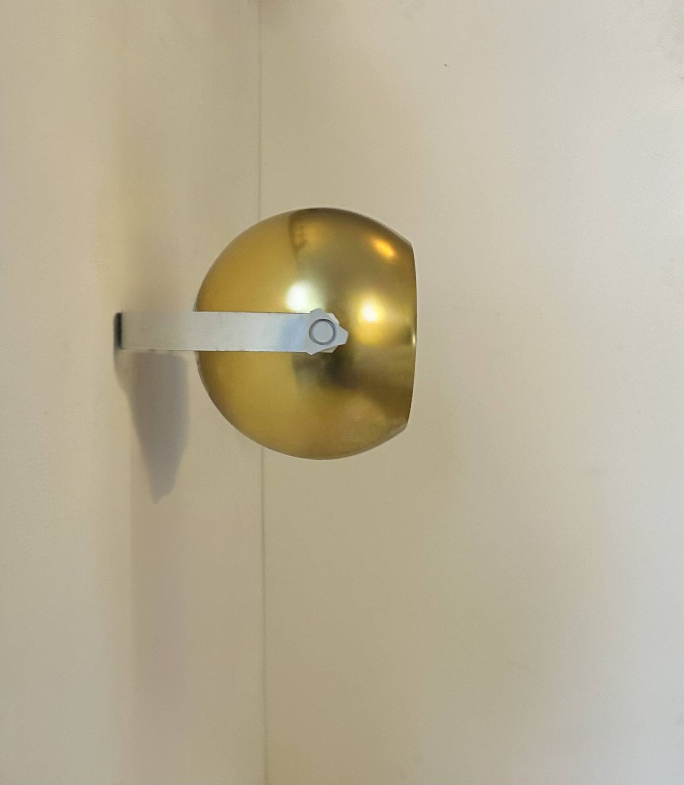 Pair Of Vintage Brass Wall Lights By Parscot, France, 1970 photo vintage