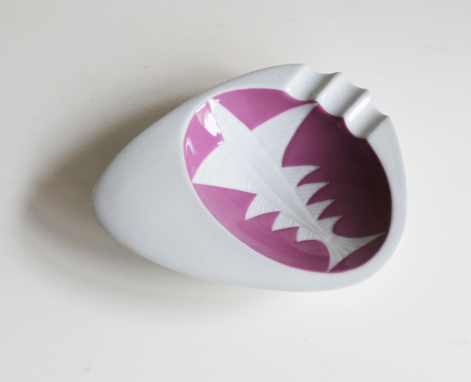 1960s Ceramic Ashtray By Jaroslav Jezek For Royal Dux photo 130.0