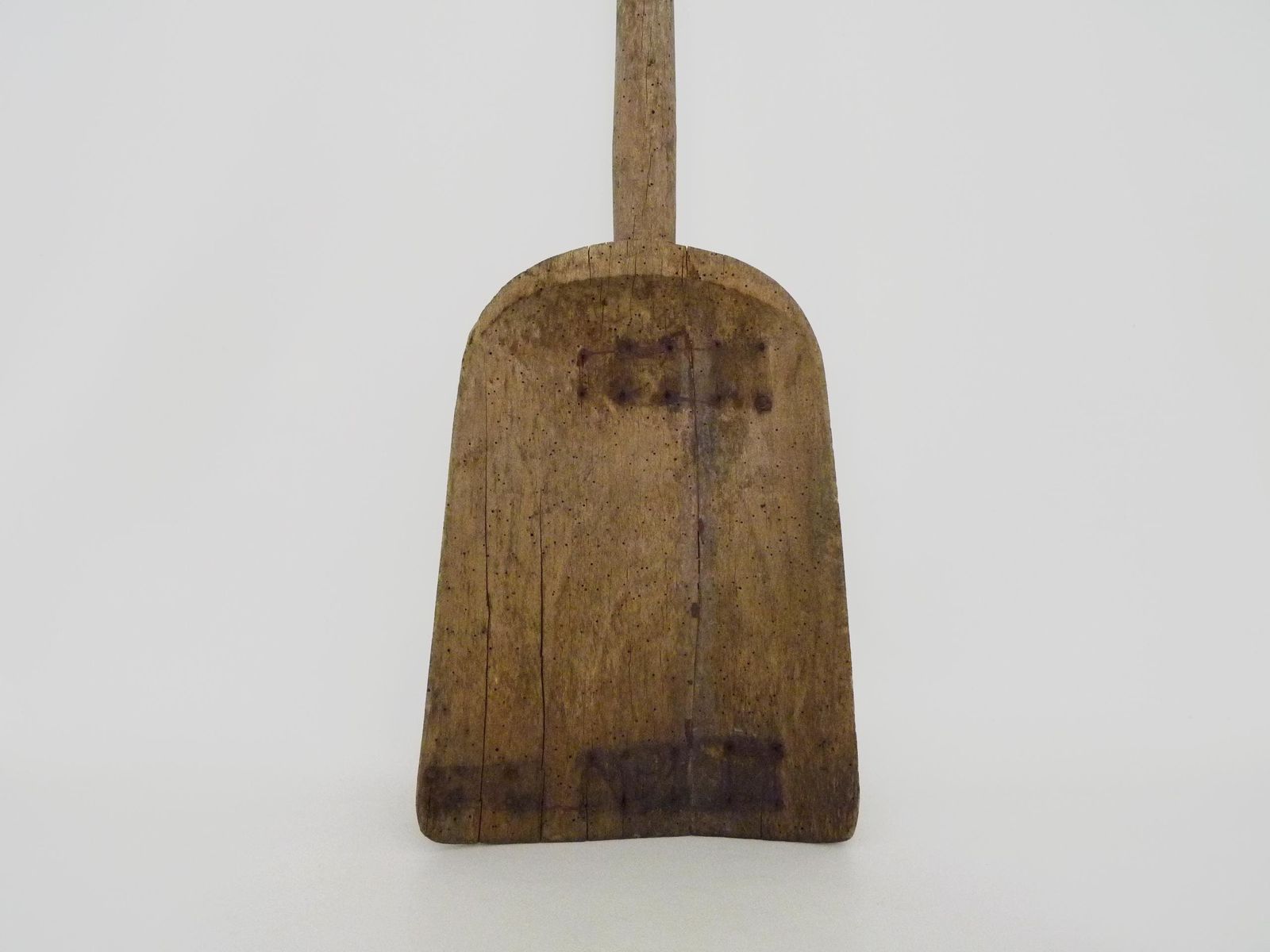 Antique Wooden Baker's Peel, Bread Peel. French Folk Art. photo furniture