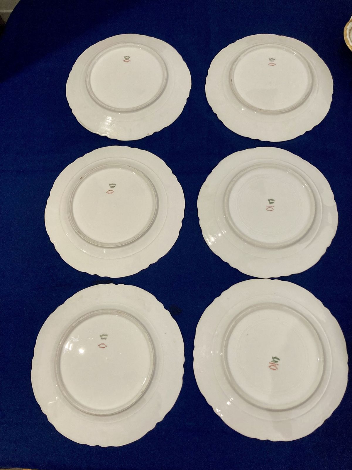 Antique Haviland Limoges Pink Roses, Gold Laurel Wreaths Dinner Set photo vinterior