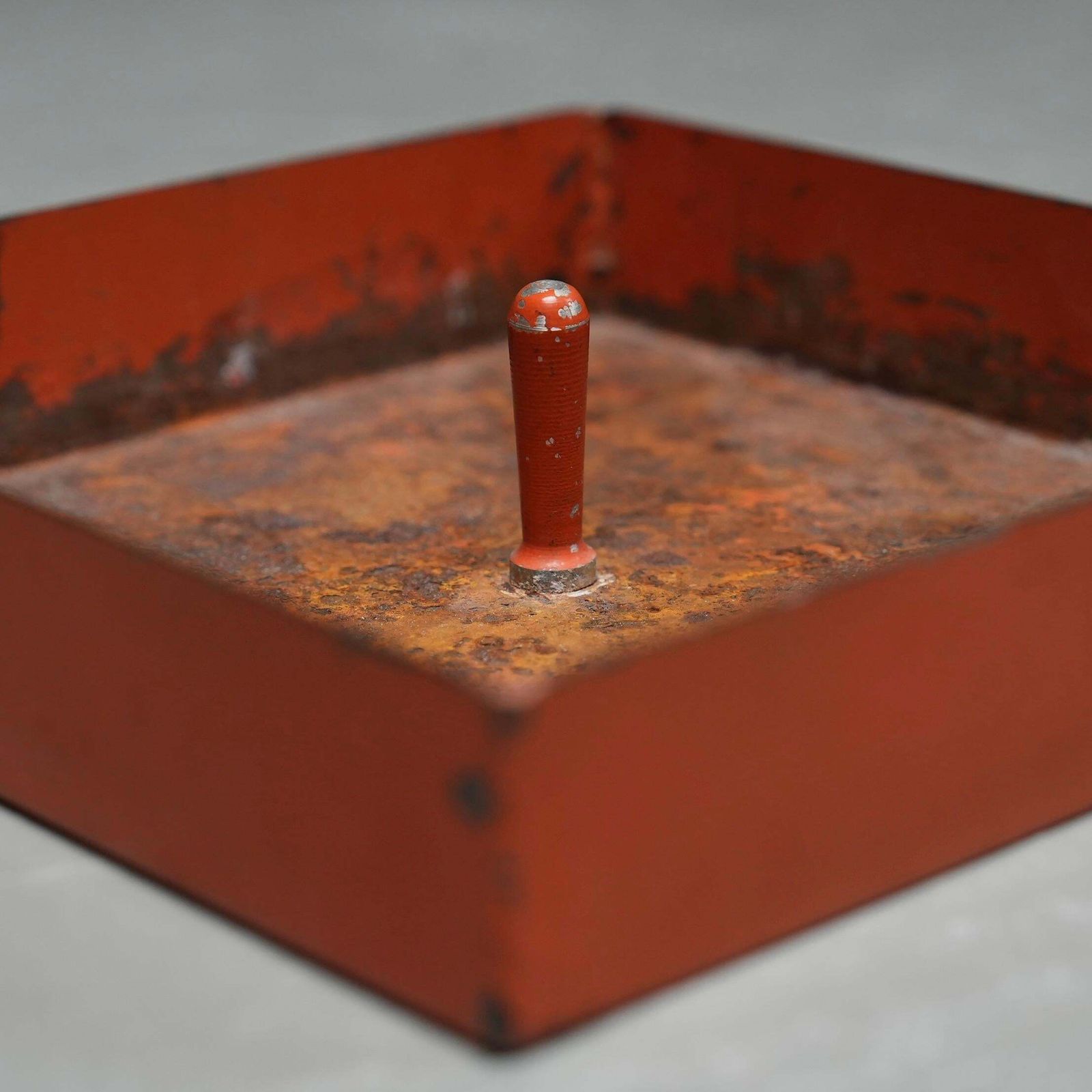 photo for sale Ico Parisi Umbrella Stand For Stildomus In Walnut And Metal, Italy, 1950's