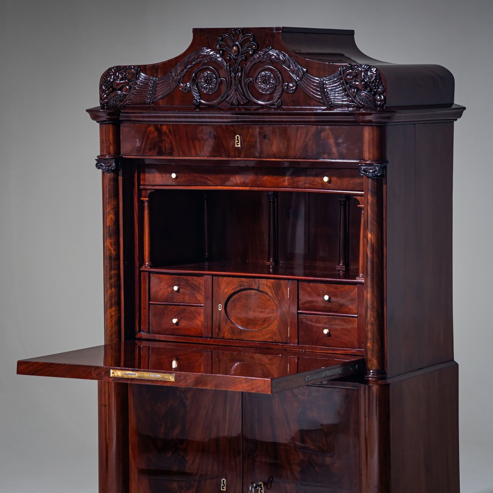 Louis Philippe Secretaire, Tweede Helft 19e Eeuw photo for sale