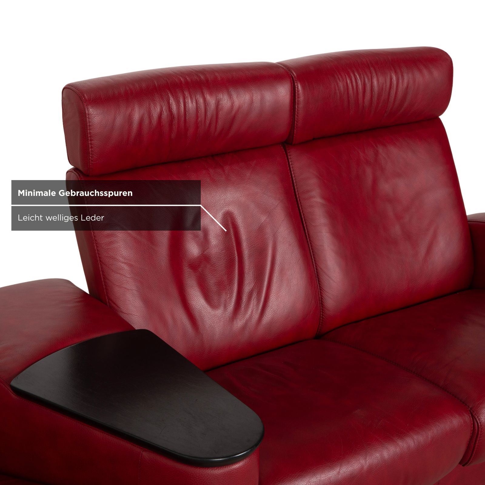 Mobilier Canapé Stressless Arion 4 places, rouge, fonction manuelle photo