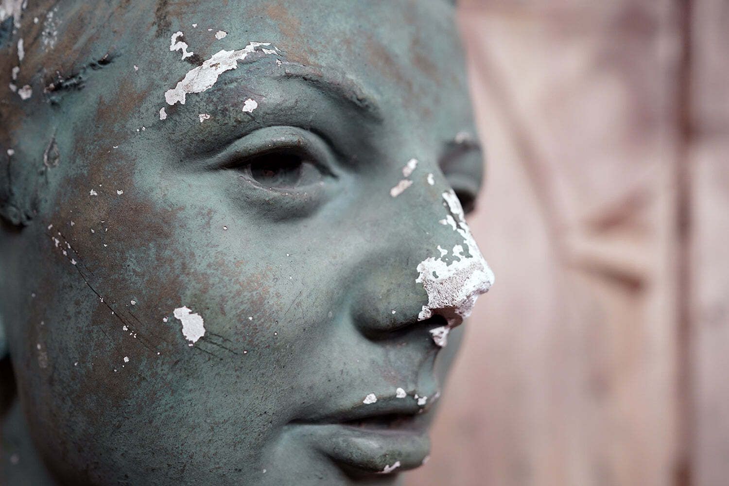 photo buy An Early 20thc Green Painted Plaster Bust Of A Youth C.1900 20