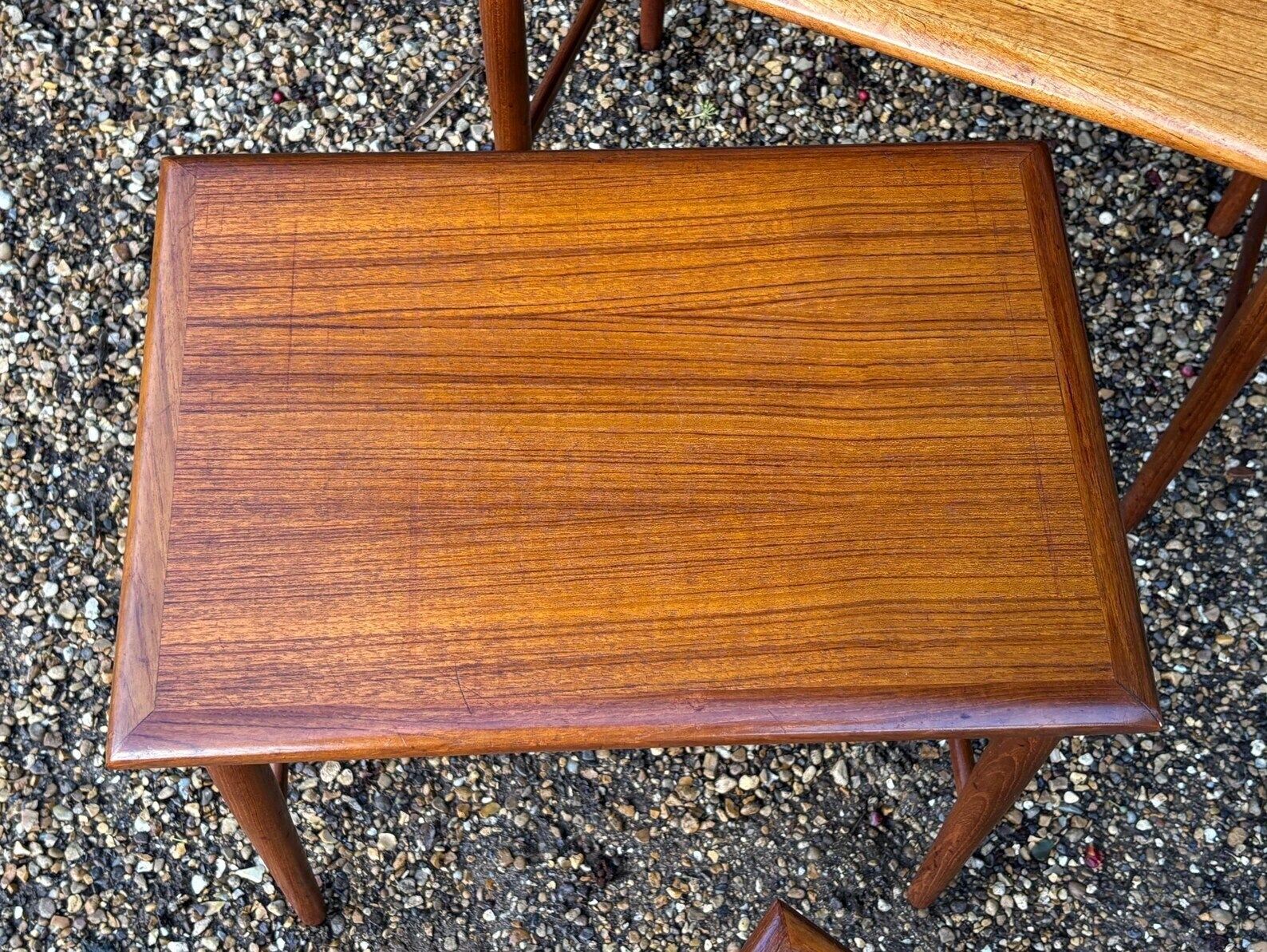 photo furniture Vintage 1960’s Kai Kristiansen Teak Nest Of Tables