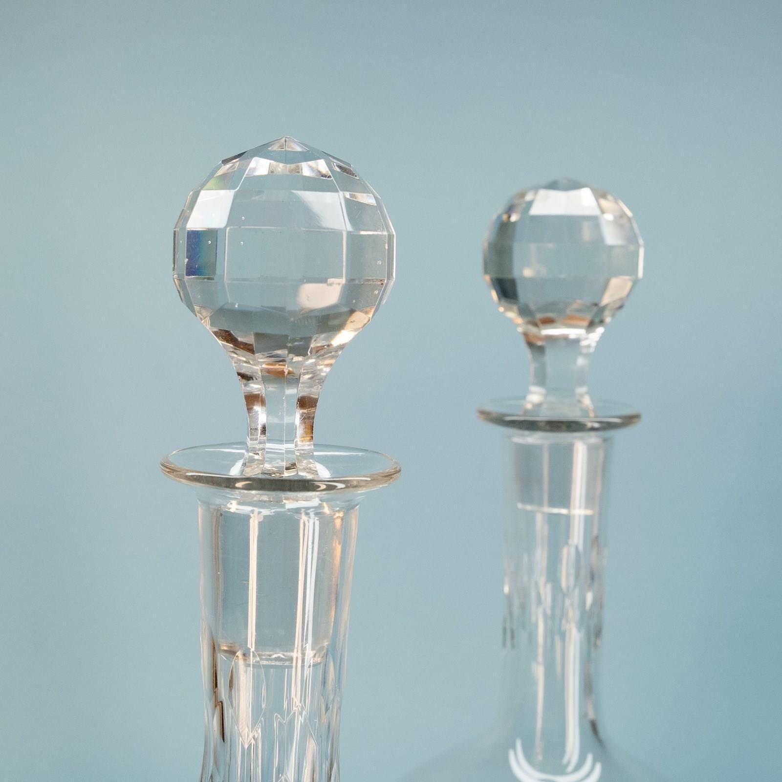 Pair Of Antique French Decanters photo for sale