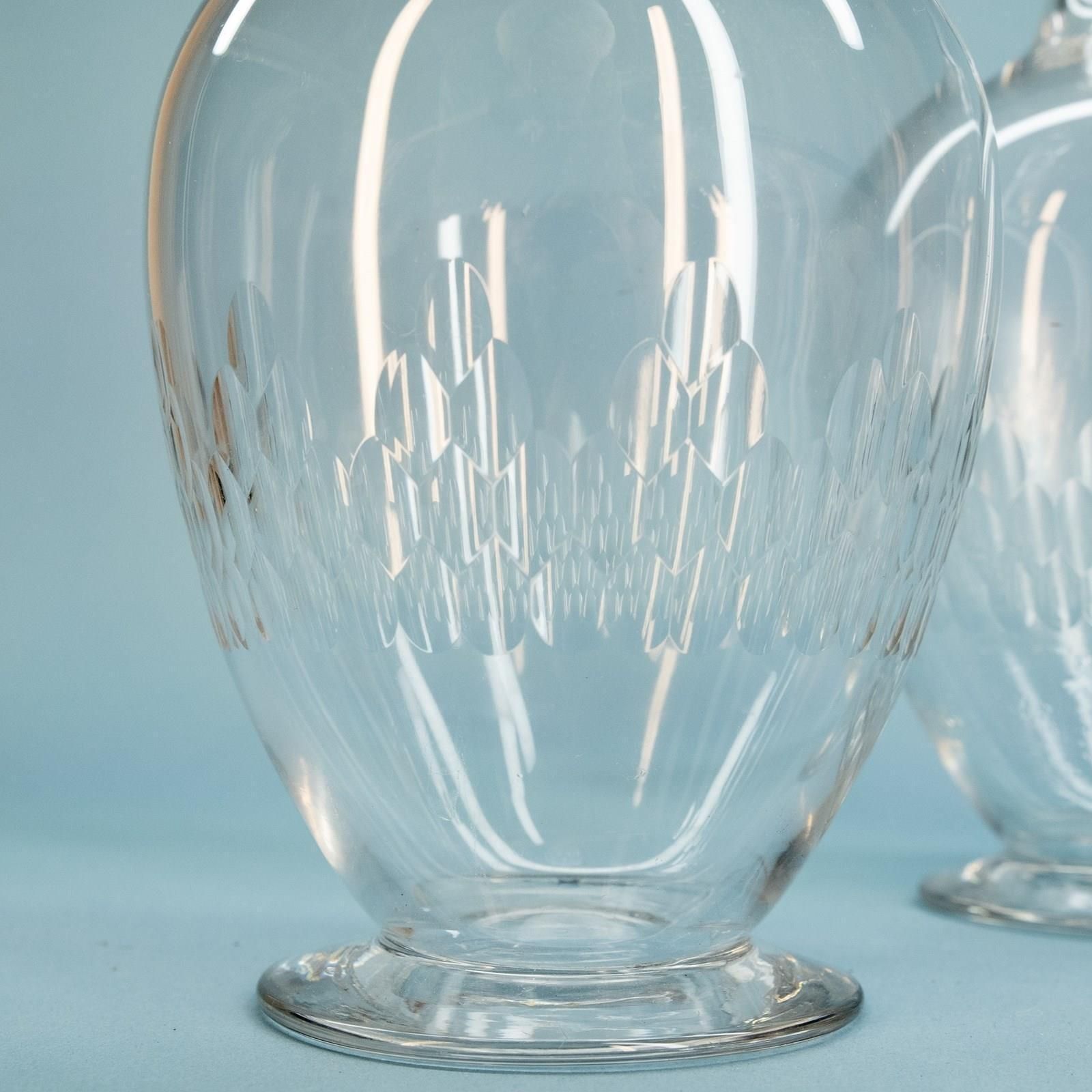 Pair Of Antique French Decanters photo 138.0