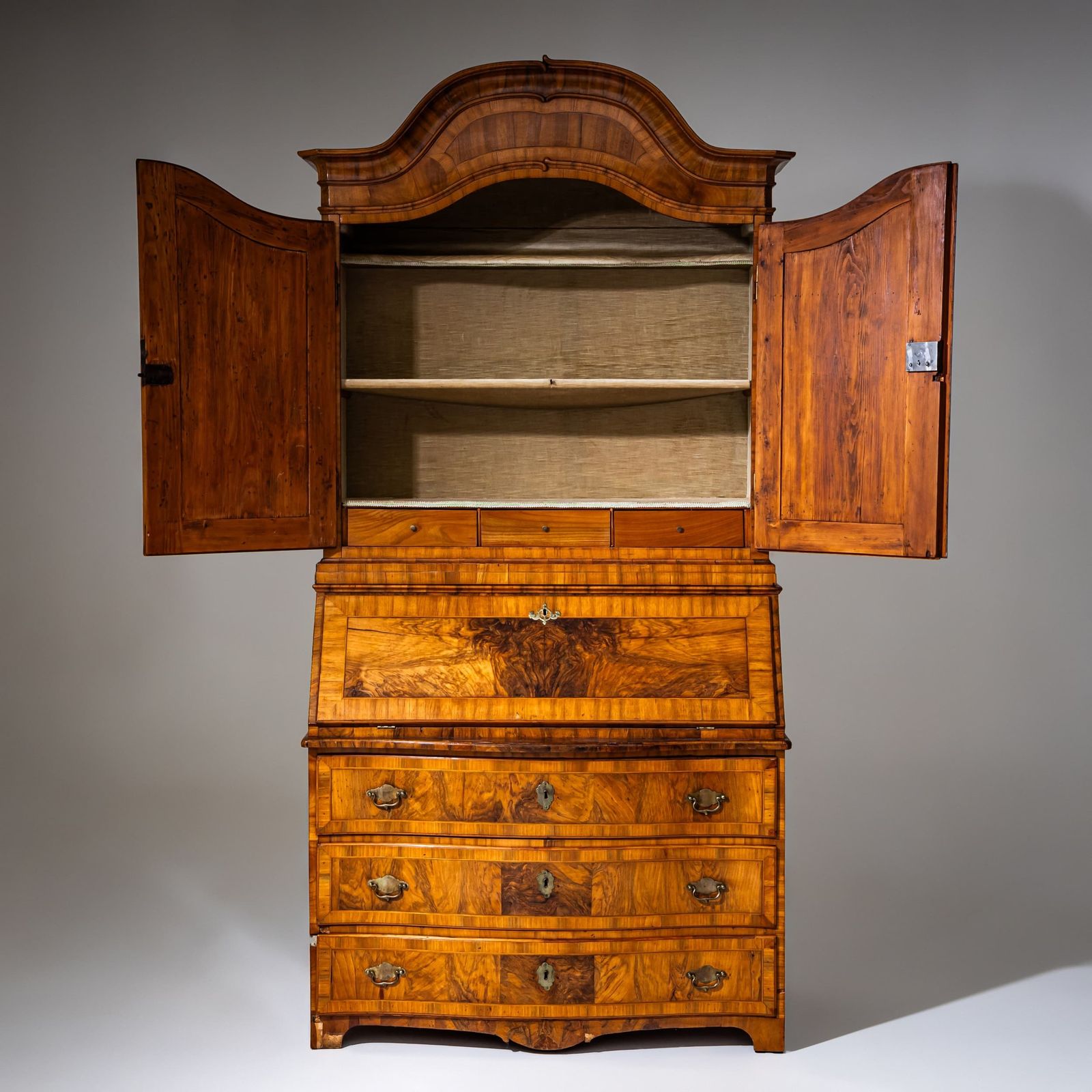 Baroque Secretary In Walnut, 18th/19th Century photo buy