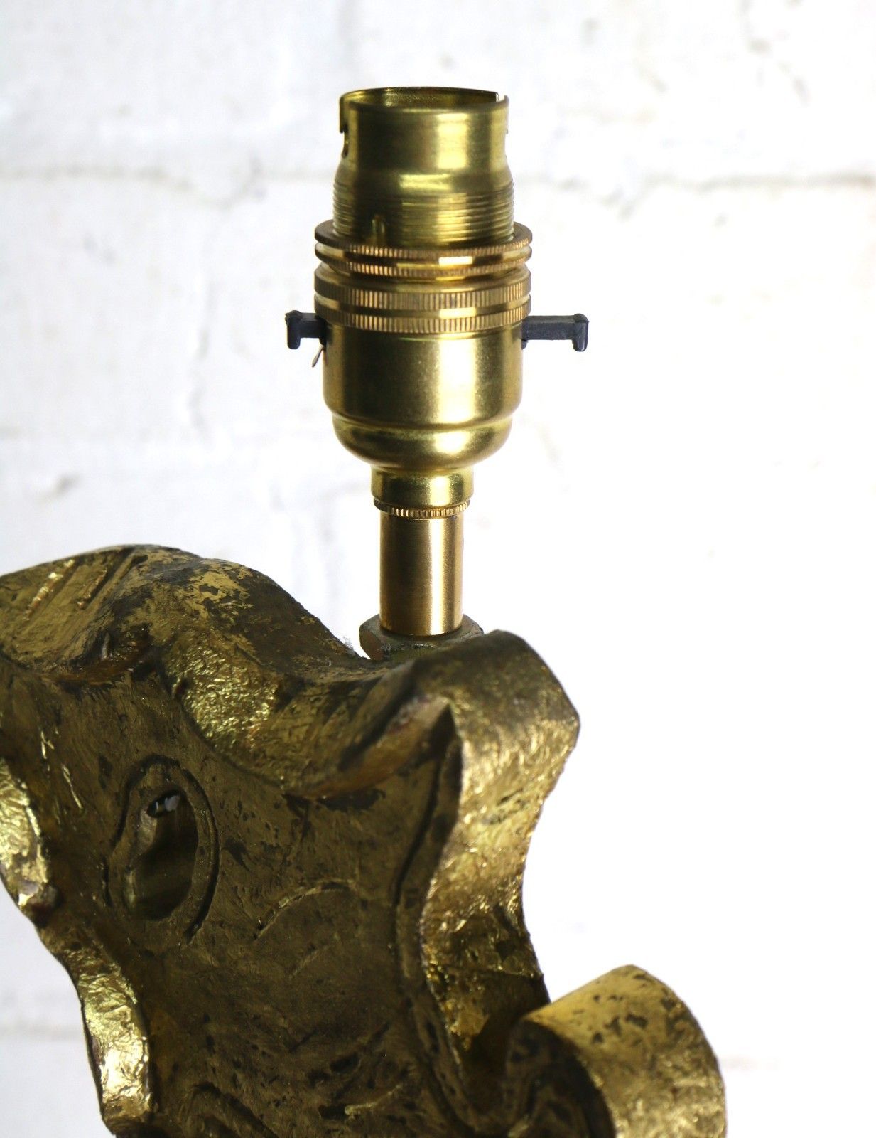 Table Lamp Large Vintage French Gilt Wooden Lamp Designer Quality Antique Style photo for sale