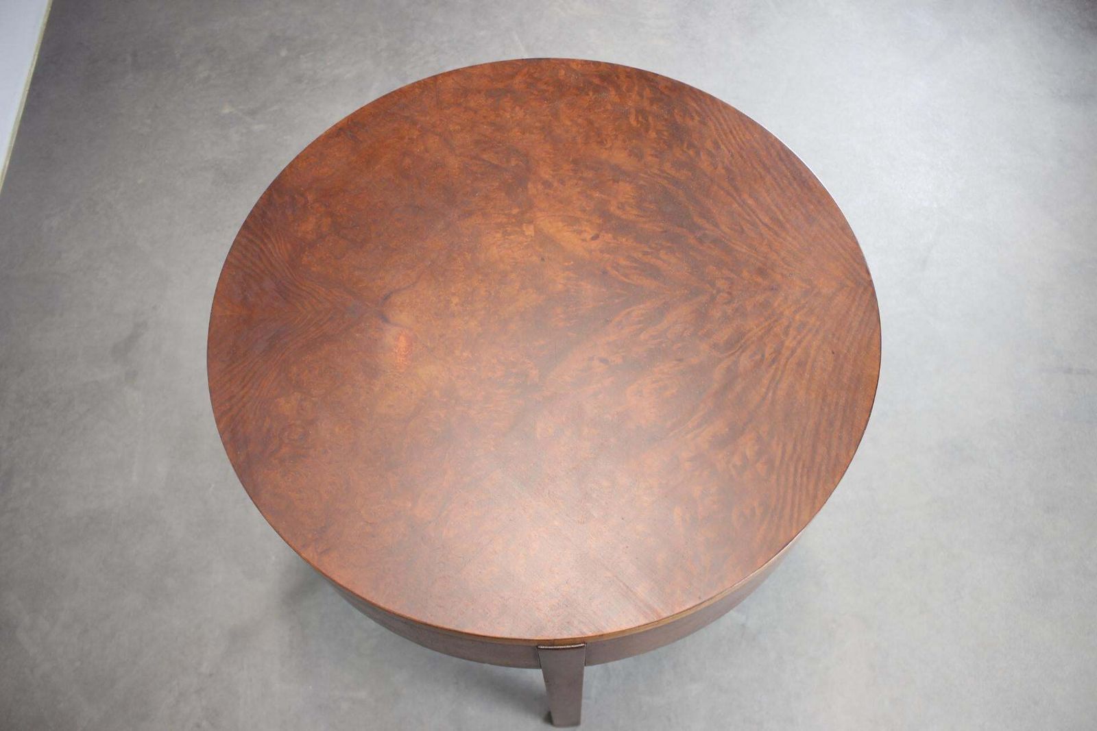 Art Deco Mahogany Veneer Table, Czechoslovakia, 1930s, Restored photo for sale