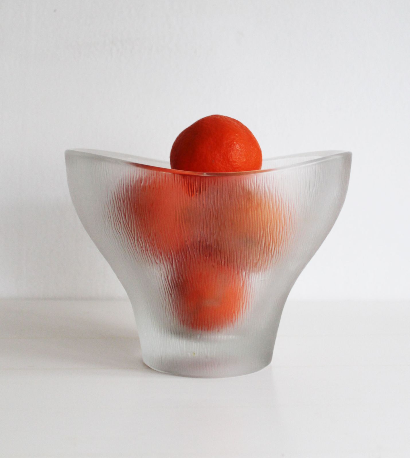 1962 “Eye Bath” Bowl By Frantisek Vizner For Rudolfova Hut photo 160.0