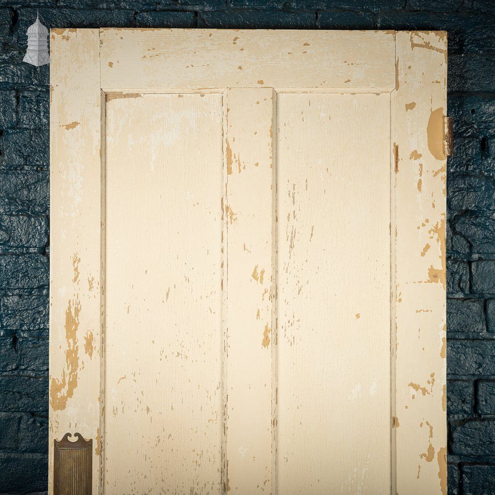 photo for sale Moulded Panel Door, 4 Panel, Distressed Paint