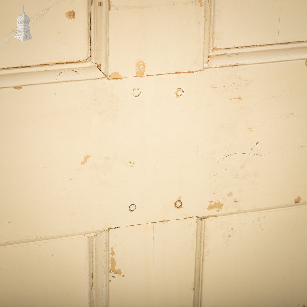 6 Panel Door, Six Moulded Panels, White & Brown photo buy