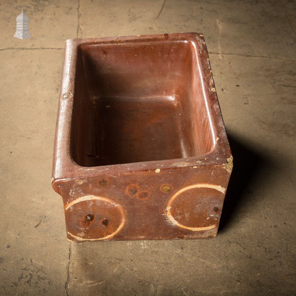 Salt Glazed Trough Planter By Oats & Green Halifax photo vinterior
