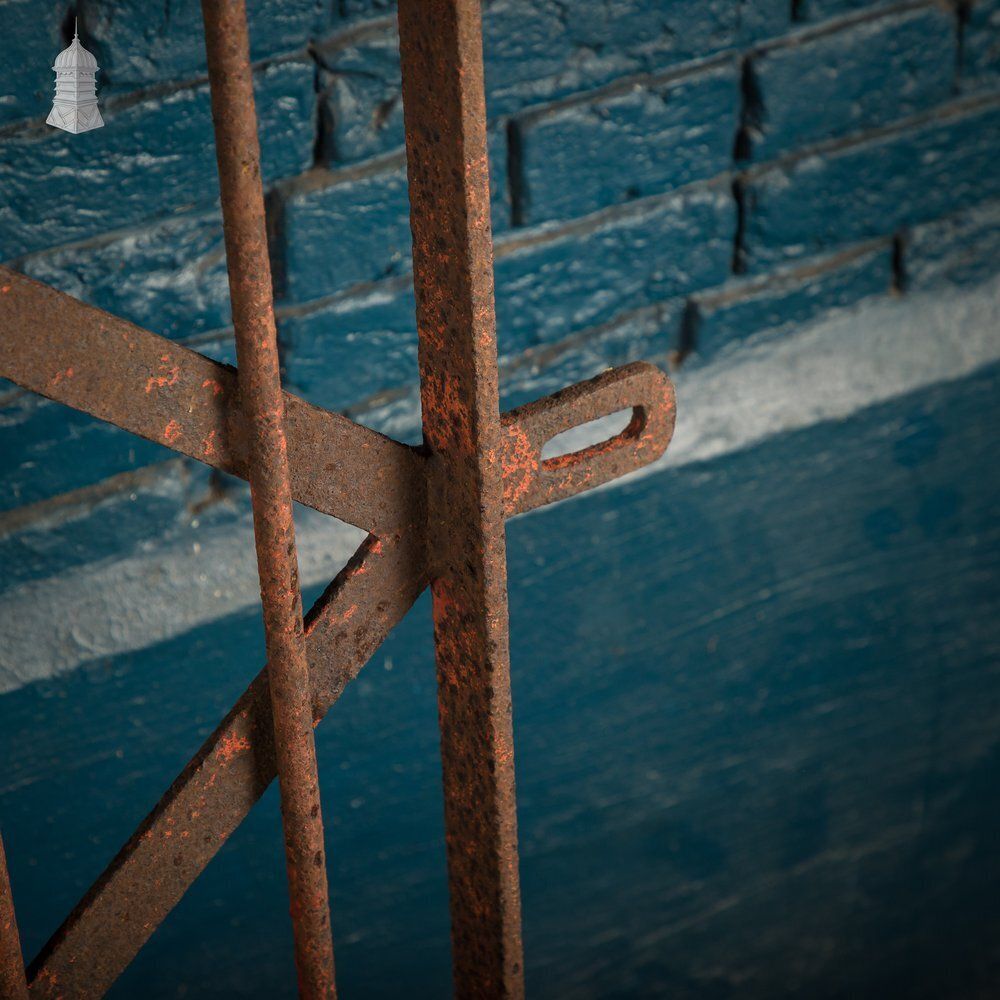 photo furniture Iron Gate With Decorative Finials