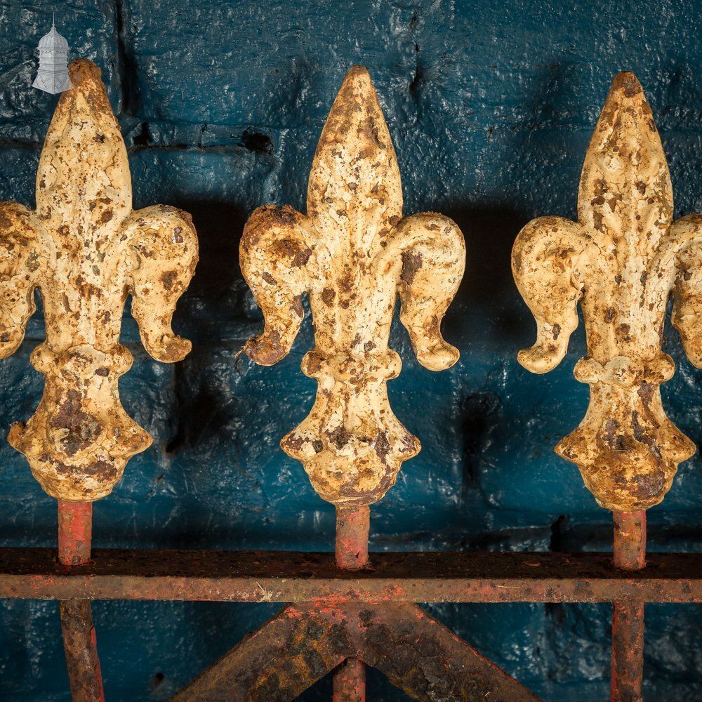 photo buy Iron Gate With Decorative Finials