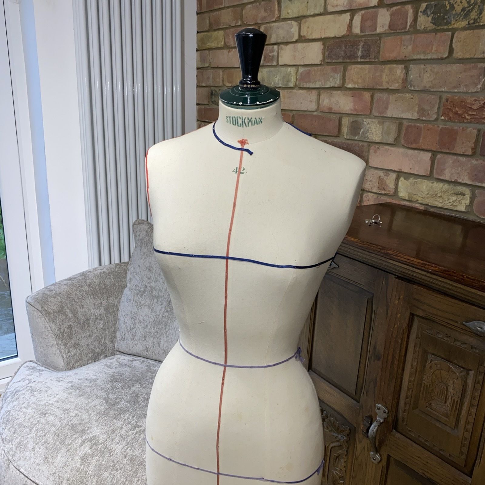 photo for sale Stockman Haute Couture Vintage Mannequin