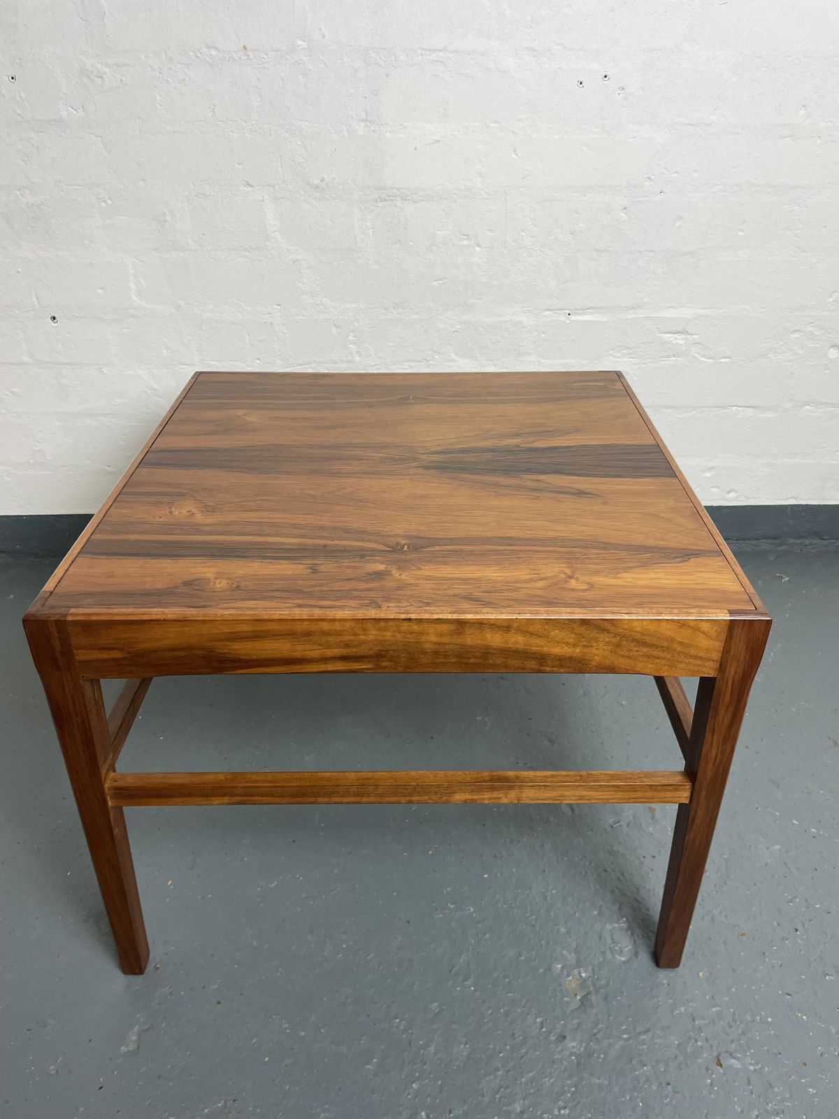 1960s Mid Century Modern Rosewood Side Table | Vintage Mcm Accent / Lamp Table photo Furniture