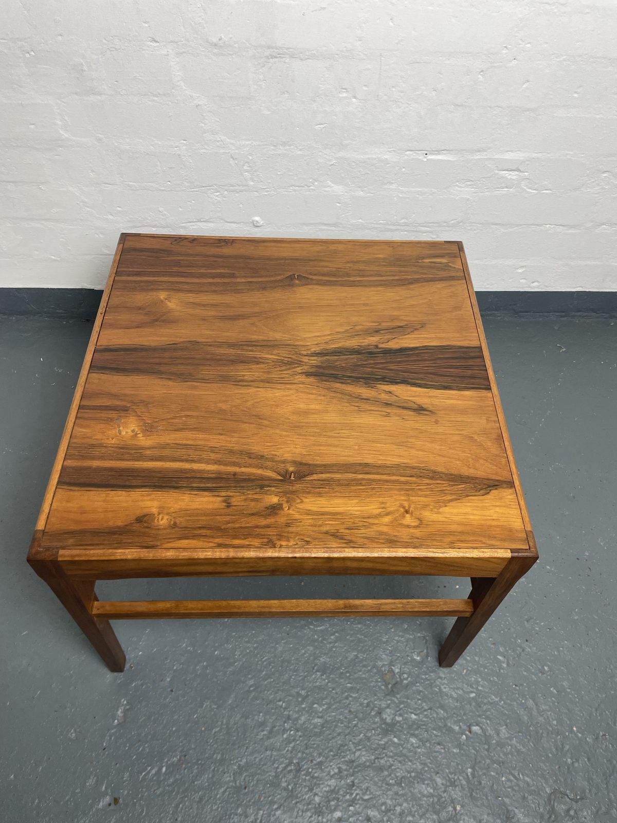 photo furniture 1960s Mid Century Modern Rosewood Side Table | Vintage Mcm Accent / Lamp Table