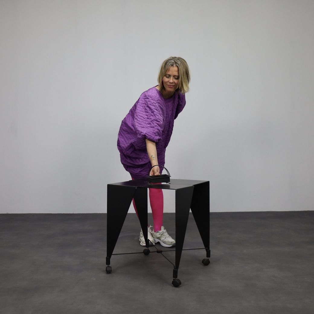 Harlequin Side Table By Errebi, Italy, 1980s photo Furniture