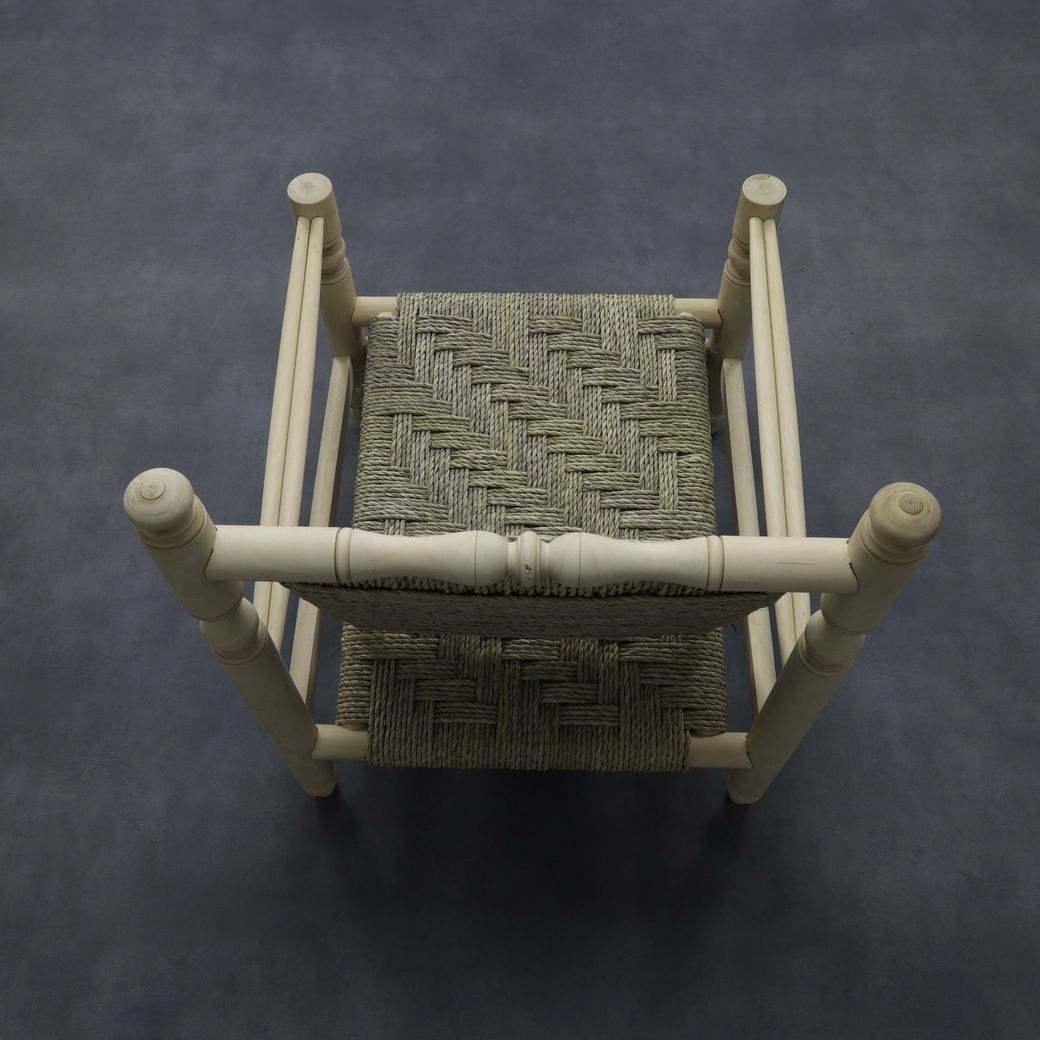 Low Rope Armchair, France, 1970s photo buy