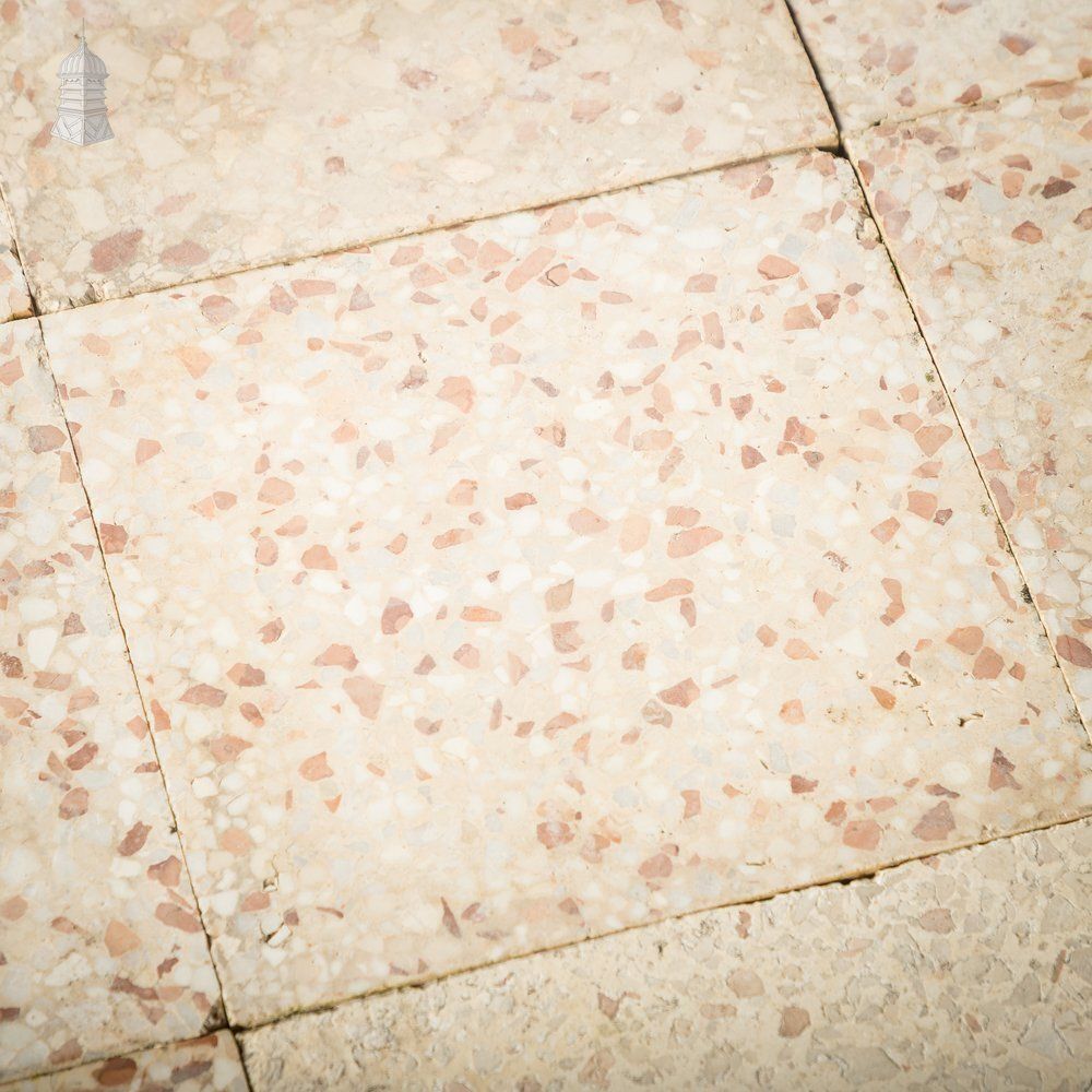 Terrazzo Tiles, Reclaimed, Batch Of 35   3 Square Metres photo vinterior