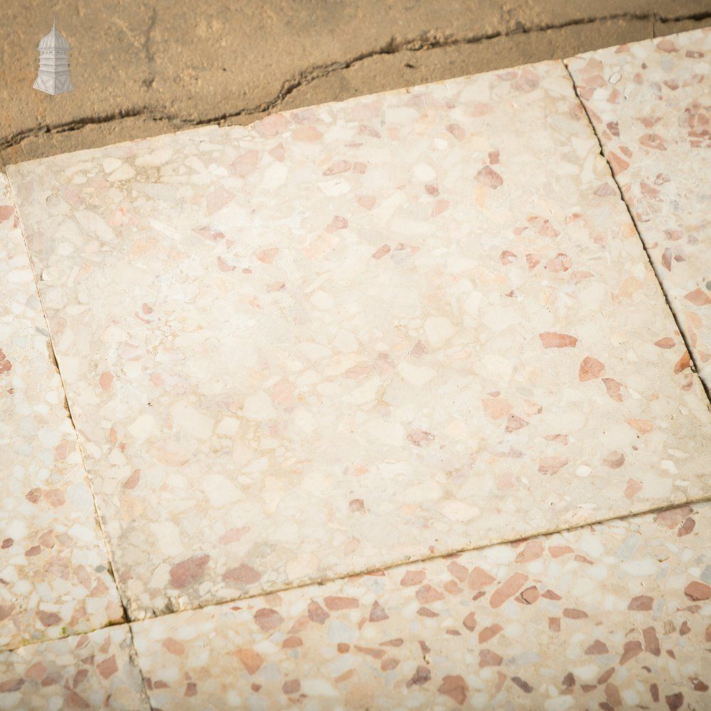 Terrazzo Tiles, Reclaimed, Batch Of 35   3 Square Metres photo buy