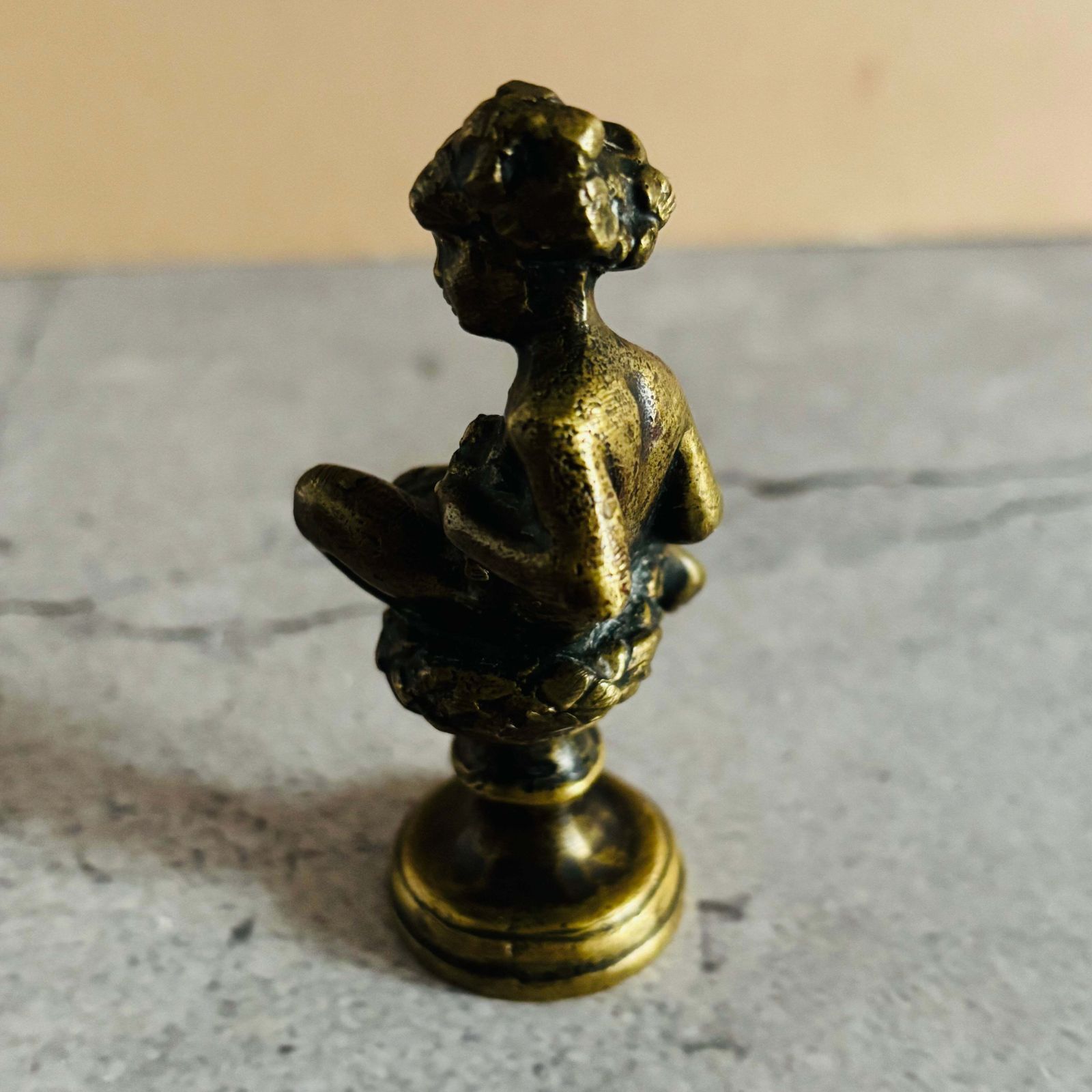 Bronze Wax Seal Stamp Sculpture photo Art