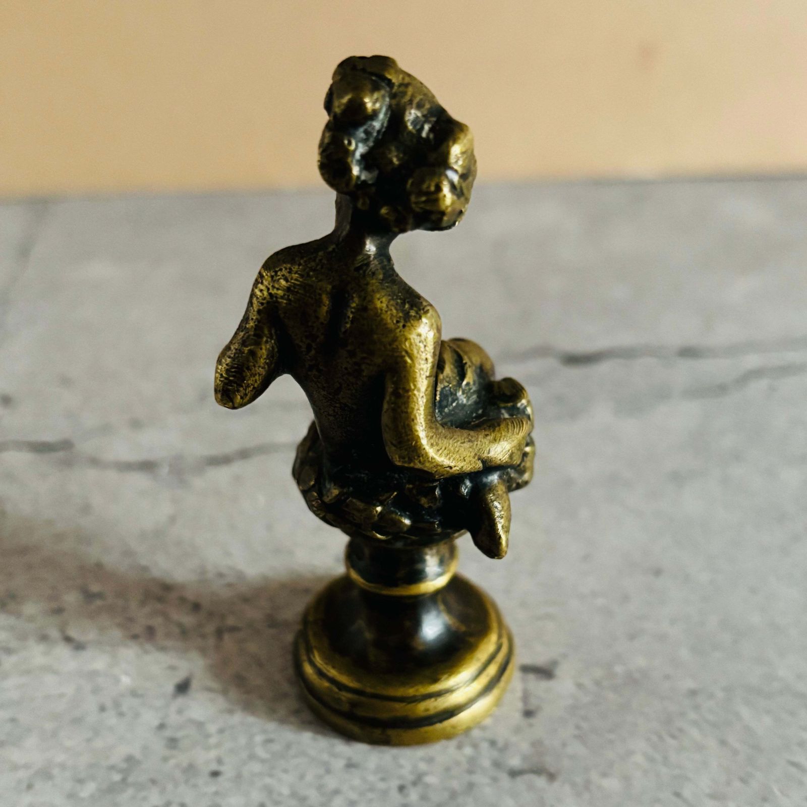 Bronze Wax Seal Stamp Sculpture photo 130.0