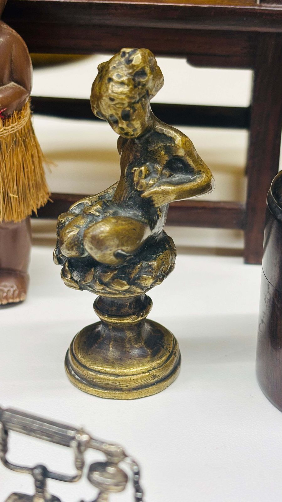 photo buy Bronze Wax Seal Stamp Sculpture