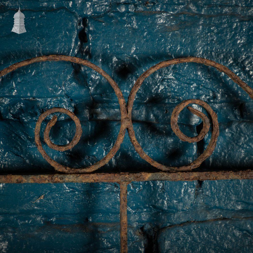 Pedestrian Gate, Scroll Design, Wrought Iron photo for sale