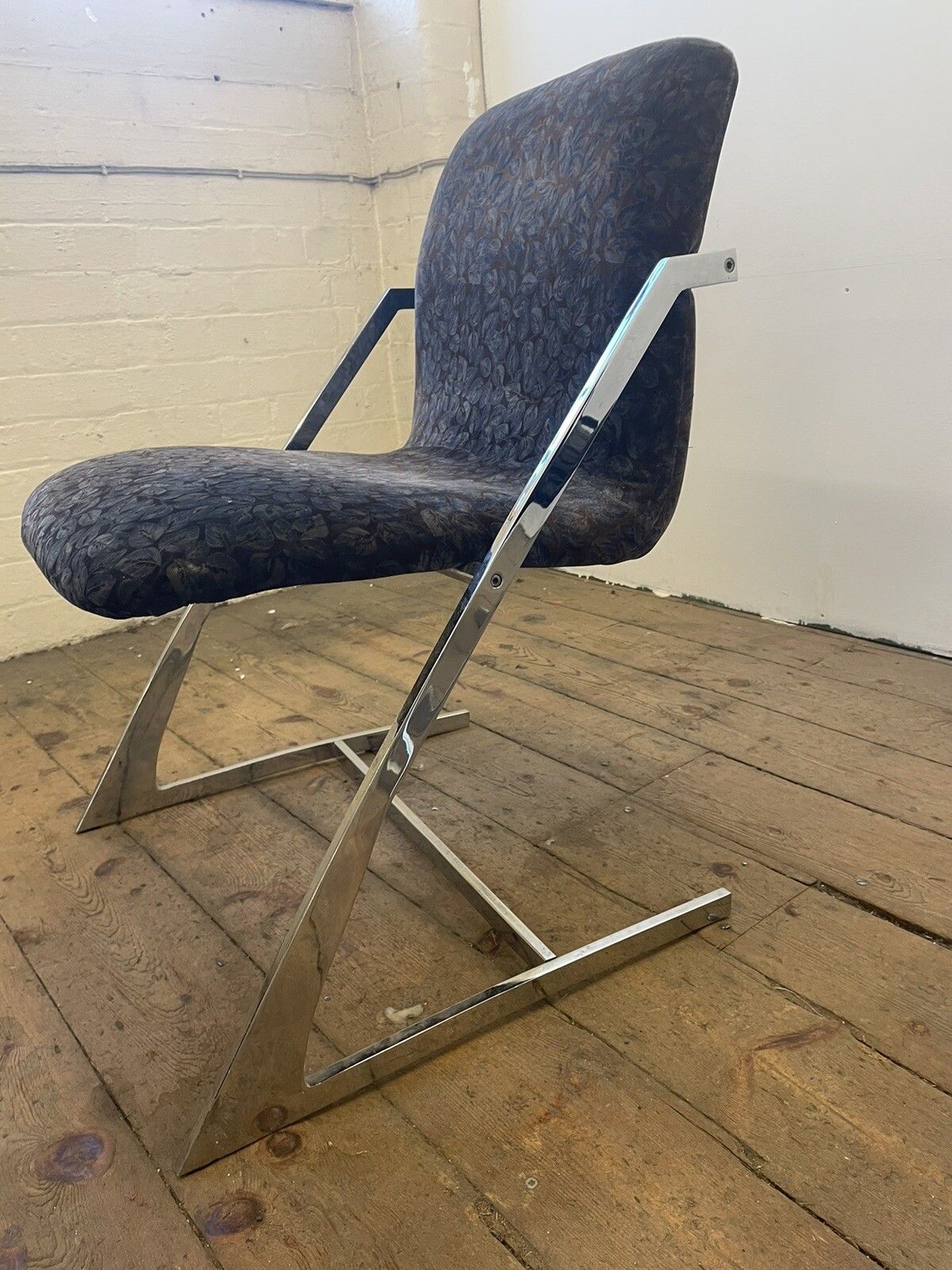Vintage 1970s Z Chairs Manner Of Milo Baughman Heals Harrods Liberty &Co Retro photo furniture