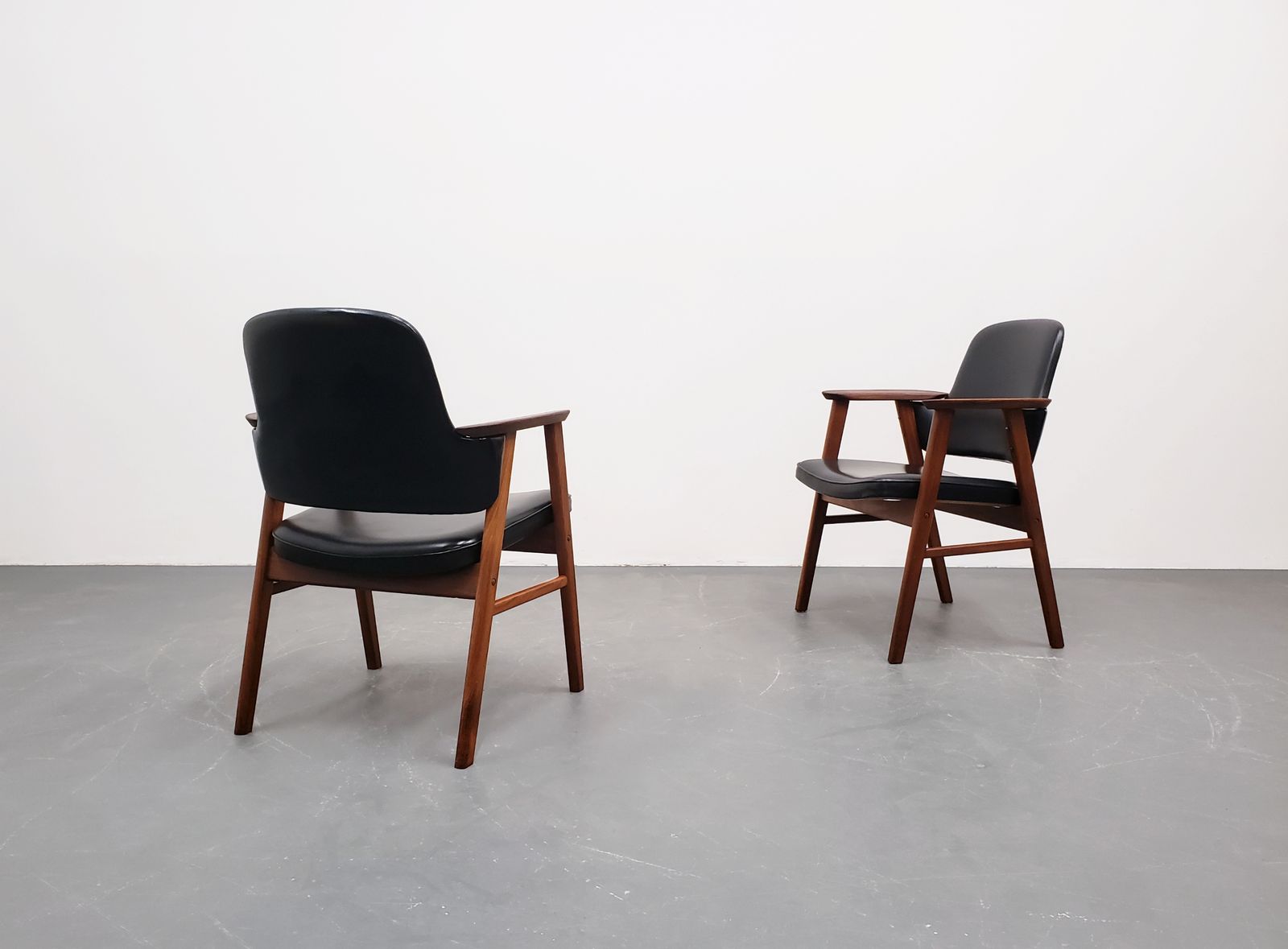 One Left   Mid Cetury Desk Teak Chair, 1960s photo buy