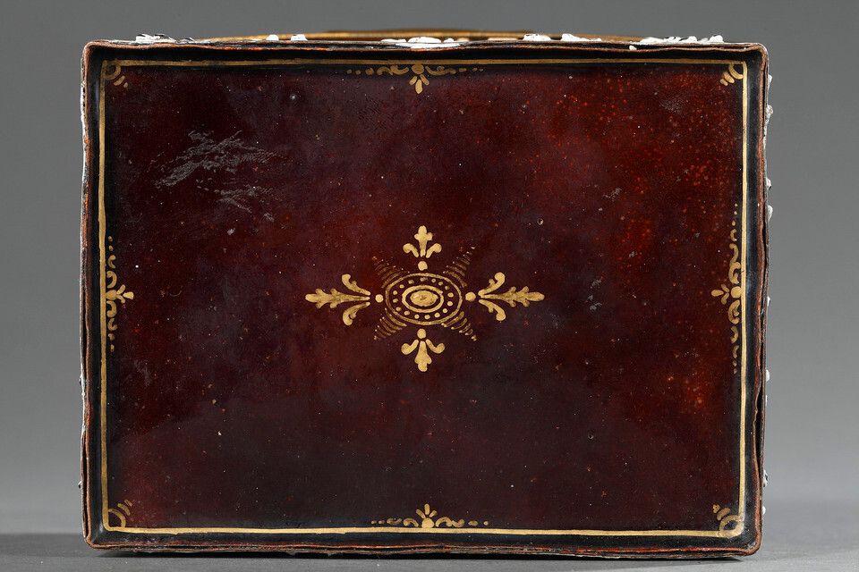 Neo Renaissance Style Enamel And Copper Box photo buy
