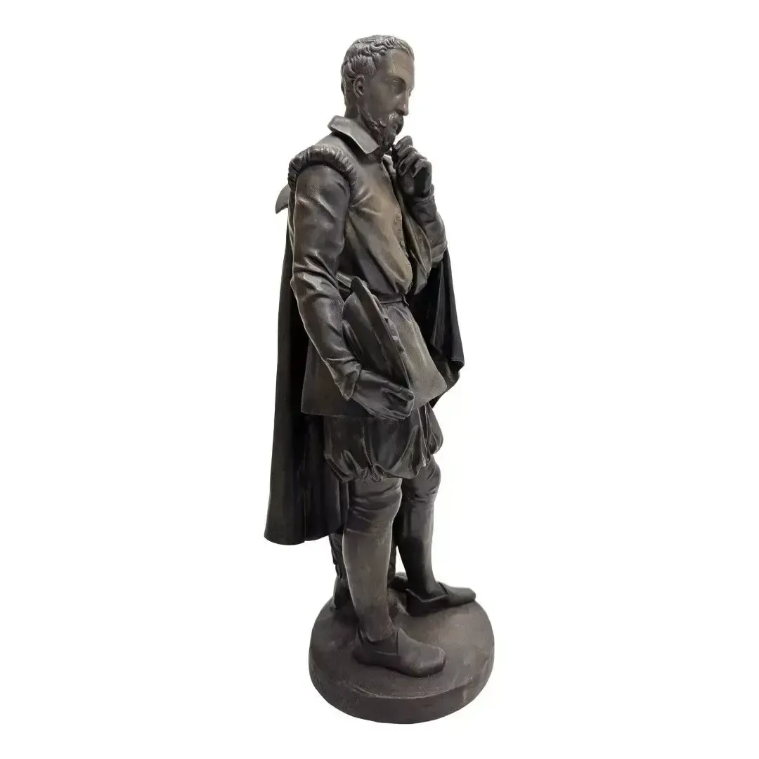 Late 19th Century Bronze Sculpture By Jean Jacques Feuchere Depicting Bernard Palissy photo furniture